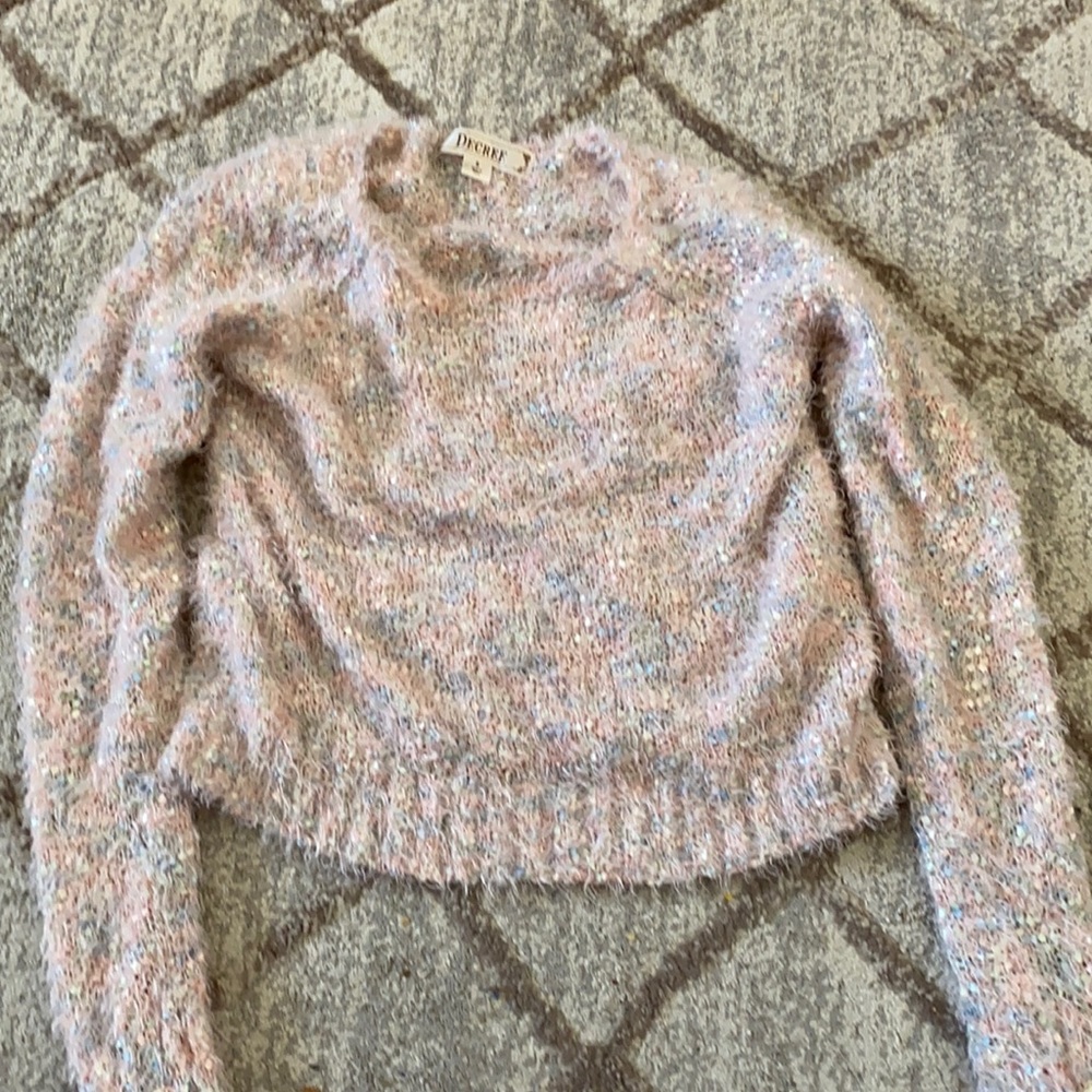 Juniors multi color sweater